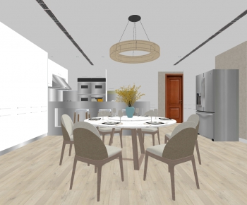 Modern Dining Table And Chairs-ID:473480949