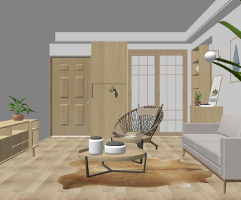 Modern A Living Room-ID:495048058