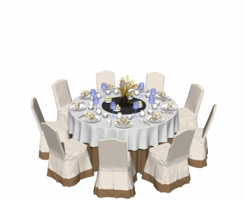 Modern Dining Table And Chairs-ID:814086913