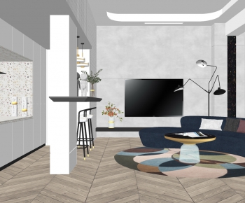 Modern A Living Room-ID:783724079