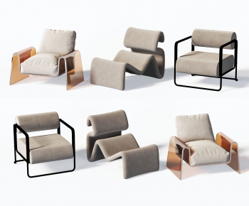 Wabi-sabi Style Lounge Chair-ID:127404931