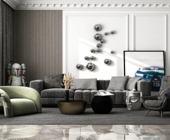 Modern A Living Room-ID:771007064