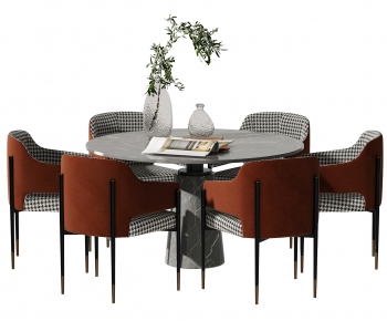 Modern Dining Table And Chairs-ID:888557915