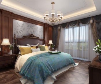 American Style Bedroom-ID:501713046