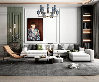 Modern A Living Room-ID:407788044