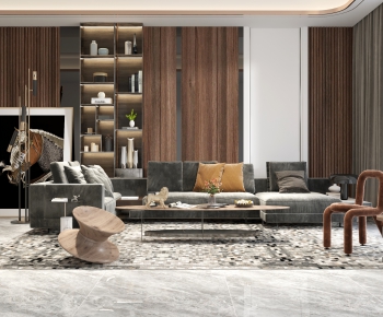 Modern A Living Room-ID:725325117