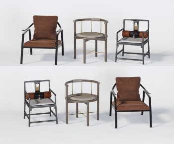 New Chinese Style Single Chair-ID:447468049