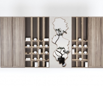 New Chinese Style Bookcase-ID:220410119