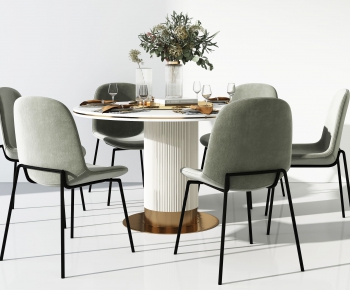 Modern Dining Table And Chairs-ID:790708073