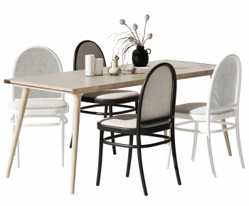 Modern Dining Table And Chairs-ID:103437901