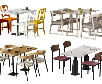 Modern Dining Table And Chairs-ID:384166003