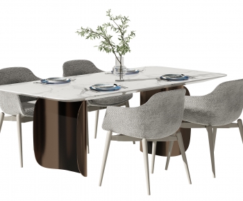 Modern Dining Table And Chairs-ID:151348111