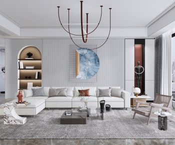 Modern A Living Room-ID:586860229