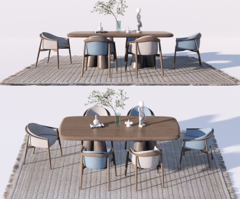 Modern Dining Table And Chairs-ID:882253896