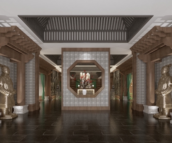 New Chinese Style Hotel Space-ID:380739938