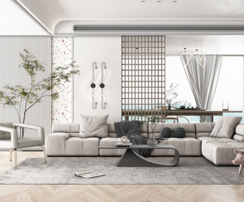 Modern A Living Room-ID:350984109