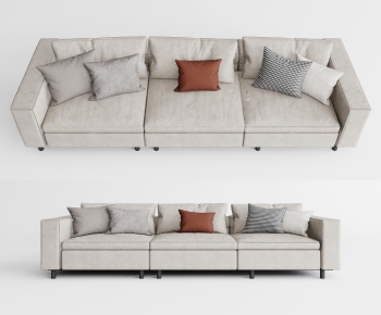 Modern Three-seat Sofa-ID:133838894