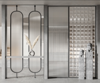 Modern Glass Screen Partition-ID:259640939