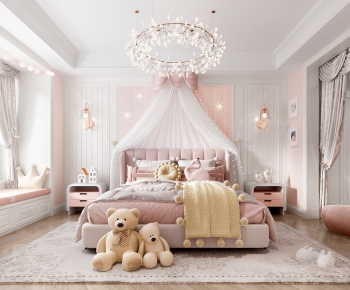 Simple European Style Girl's Room Daughter's Room-ID:149894005