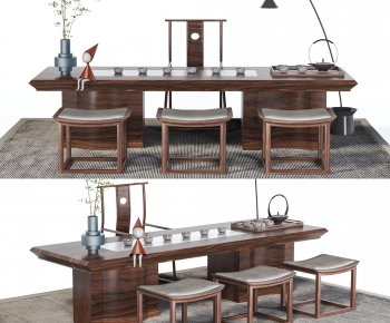 New Chinese Style Tea Tables And Chairs-ID:696131949