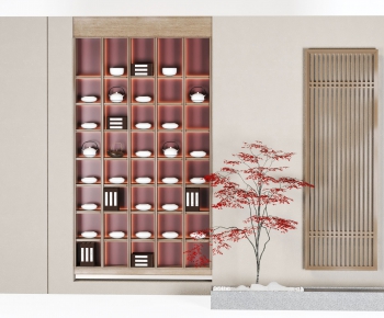 New Chinese Style Decorative Cabinet-ID:304528008