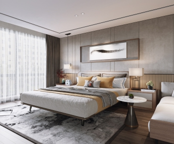 New Chinese Style Bedroom-ID:504269658