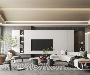Modern A Living Room-ID:501601933