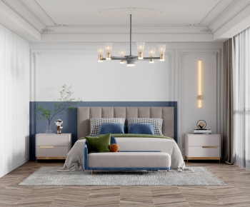 French Style Bedroom-ID:130443104