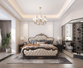 French Style Bedroom-ID:543076991