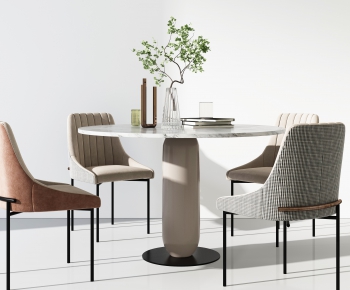 Modern Dining Table And Chairs-ID:661730835