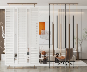 Modern Metal Screen Partition-ID:674107071