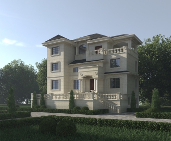 European Style Villa Appearance-ID:491024974