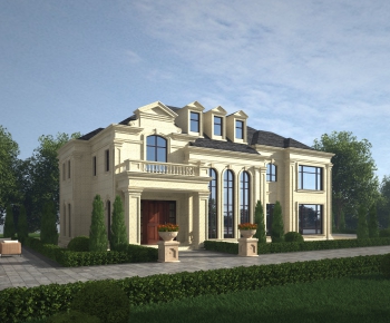European Style Villa Appearance-ID:438950063