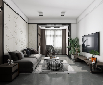 Modern A Living Room-ID:862590077