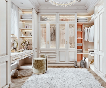 French Style Clothes Storage Area-ID:764278893