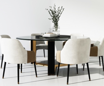 Modern Dining Table And Chairs-ID:557331097