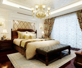 American Style Bedroom-ID:232091903