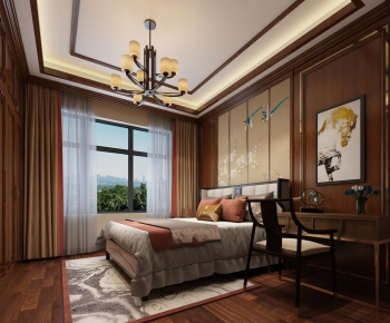 New Chinese Style Bedroom-ID:230175976