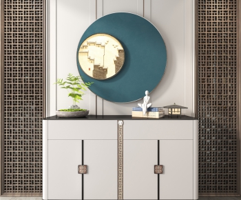 New Chinese Style Side Cabinet/Entrance Cabinet-ID:843388082