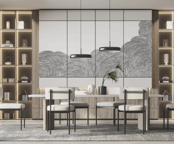 New Chinese Style Dining Room-ID:253535039