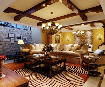 American Style A Living Room-ID:114166021