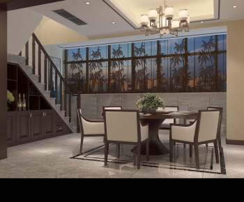 New Chinese Style Dining Room-ID:326823954