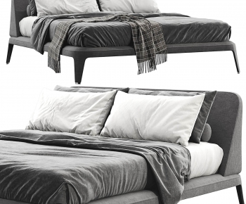 Modern Double Bed-ID:586555968