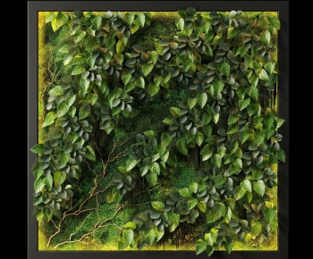 现代植物墙-ID:236669068