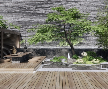 New Chinese Style Courtyard/landscape-ID:218075041