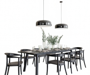 Modern Dining Table And Chairs-ID:198062908