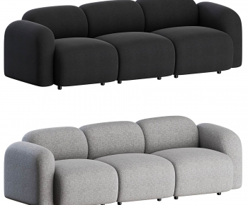Modern Three-seat Sofa-ID:801553964