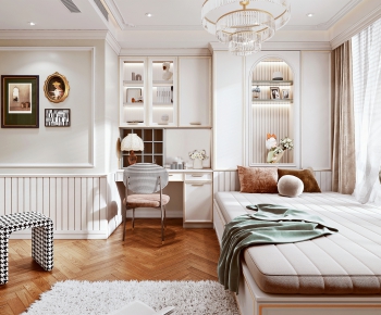 French Style Bedroom-ID:493177894