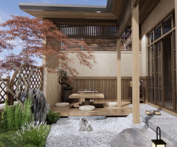 Japanese Style Courtyard/landscape-ID:427815918