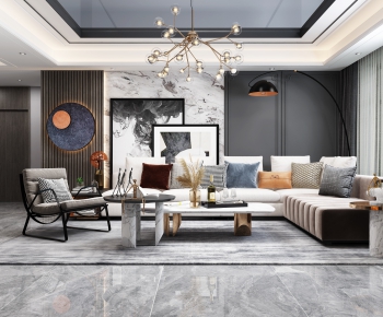 Modern A Living Room-ID:822154052